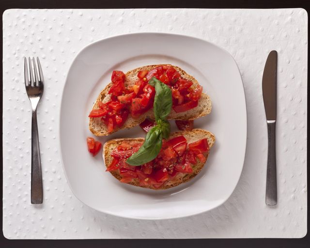 Bruschetta avec Tomates